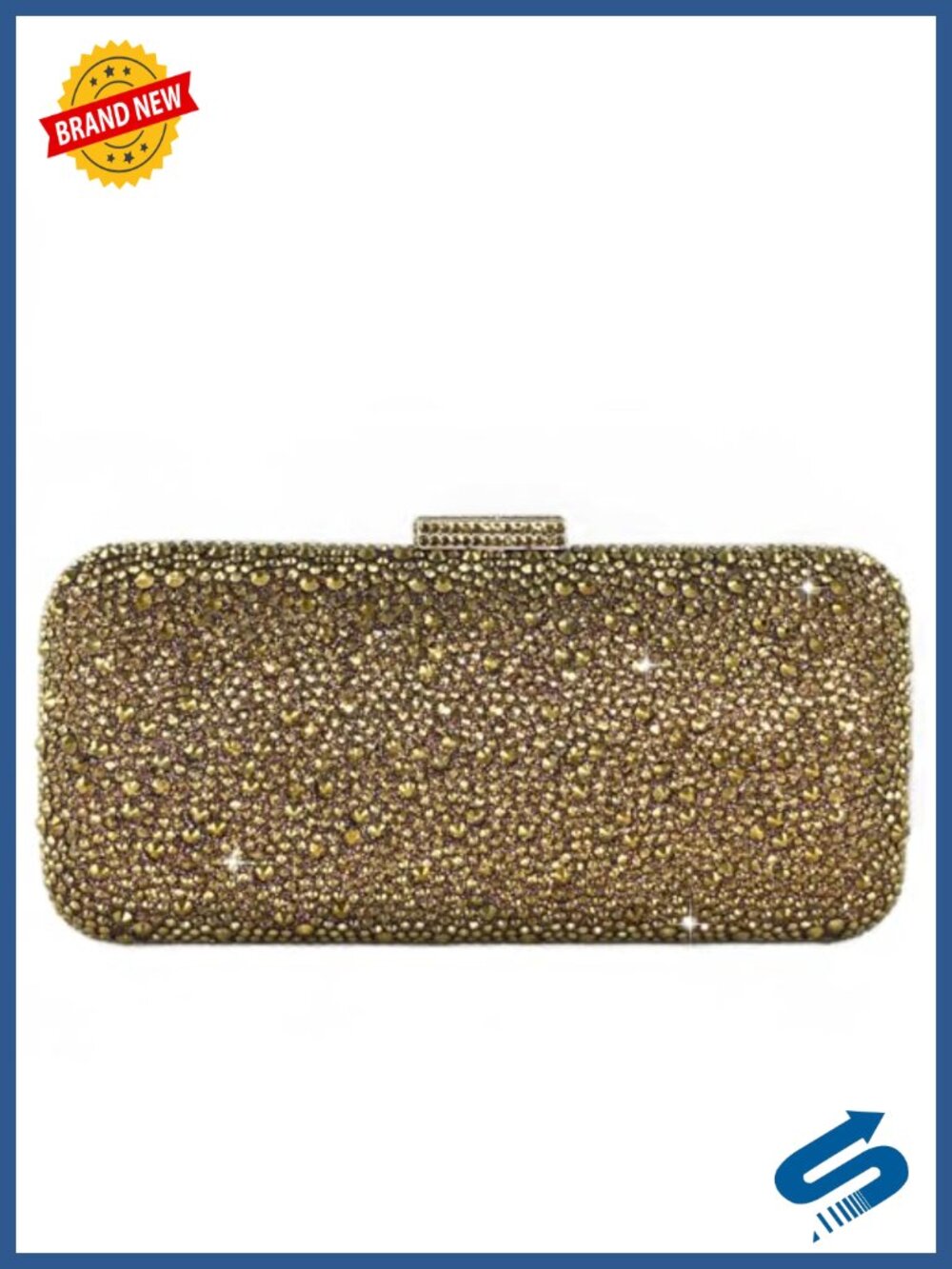 Crystal Evening Clutch Mini Sparkly Rhinestone Handbag Formal Purse